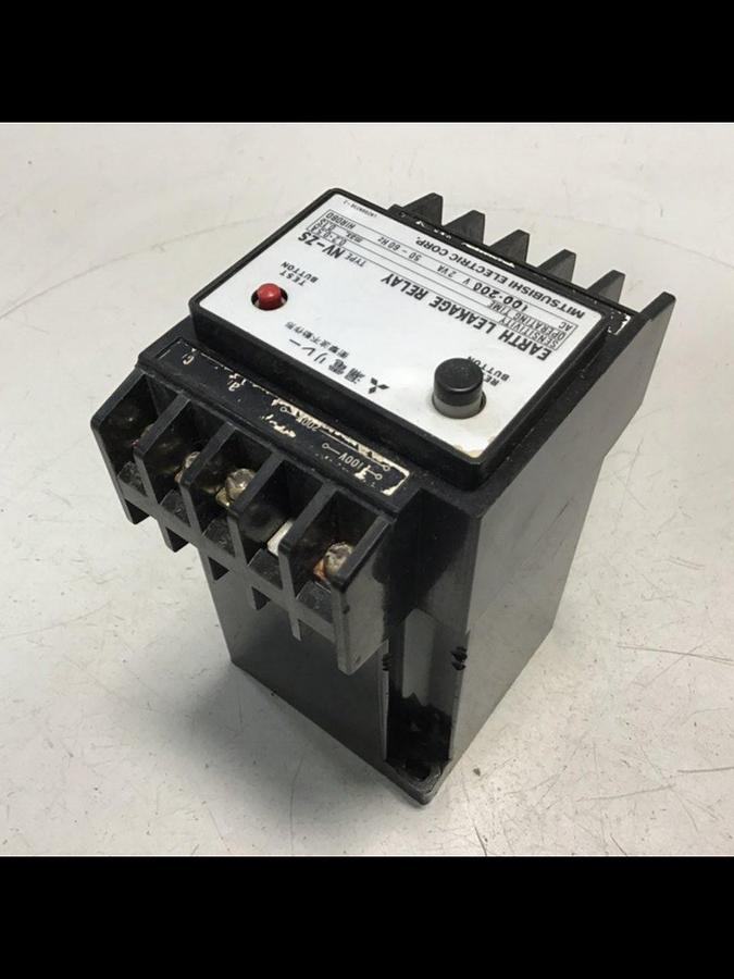 Used MITSUBISHI Earth Leakage Relay NV-ZS USED
