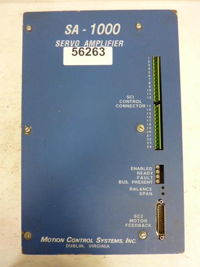Used MCS Servo Amplifier SA-1000 Used