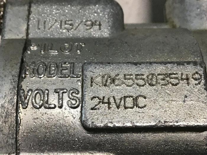 Used PARKER Pneumatic Valve N3554504549P #132920