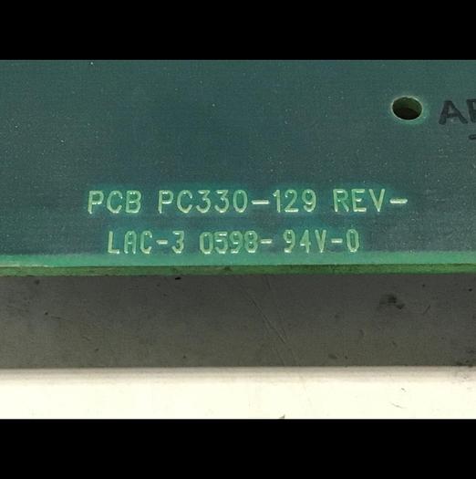 Used VAN DORN Operator Interface Board 330129 PC330-129 330-129 Used