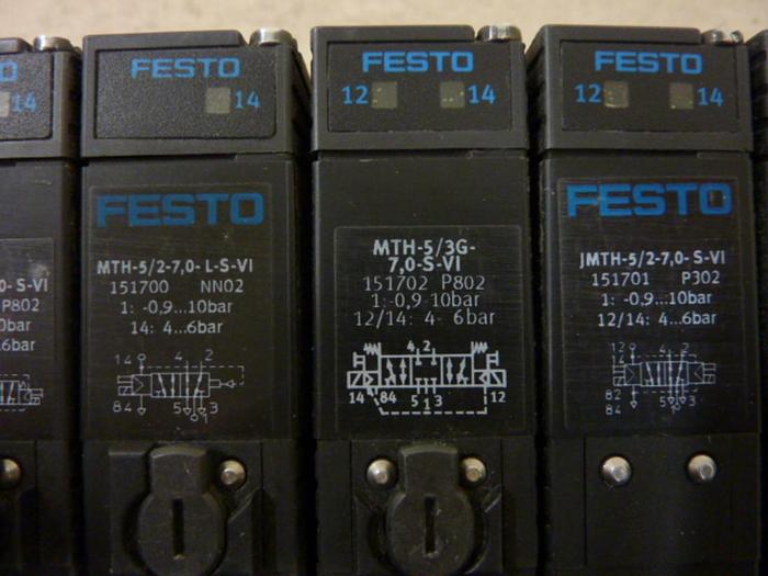 Used FESTO Control Block w/ Valves IFB8-03 #52800