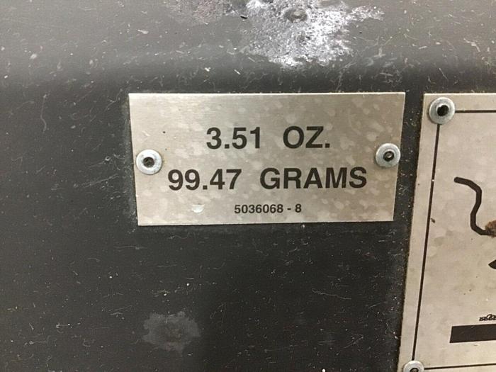 Used MILACRON 3.51 Oz Injection Unit VV55-3.51 / IU Used