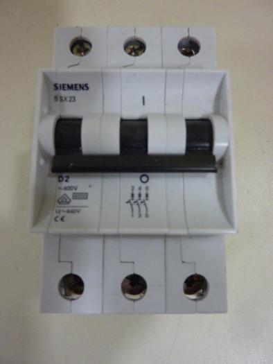 Used SIEMENS 2 Amp Circuit Breaker 5SX23D2 #52197