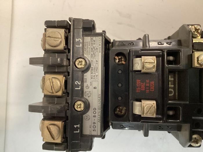 Used ALLEN BRADLEY Starter Size 1 509-BOD SER B W18 #32073