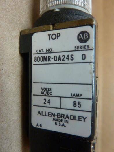 Used ALLEN BRADLEY Push Button 800MR-QA24S GREEN #30418