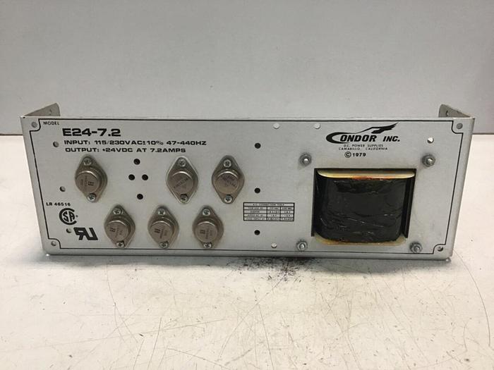 Used CONDOR Power Supply E24-7.2 USED