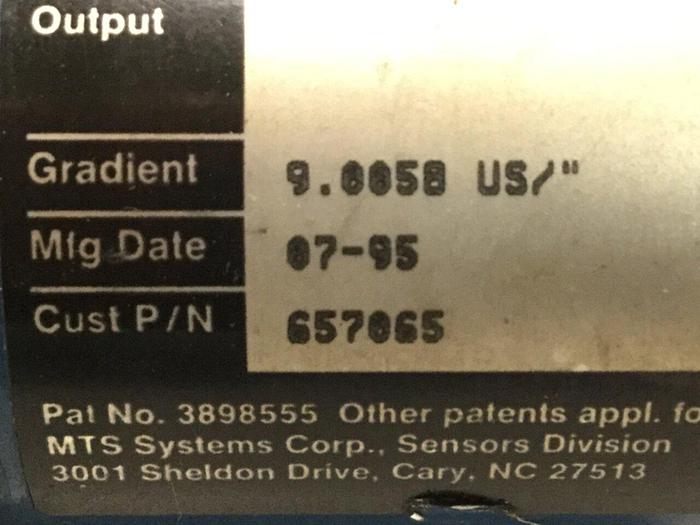 Used MTS Transducer TT5RCM0574R #109958