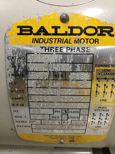 Used CINCINNATI MILACRON 5 HP Push Pull Vacuum Pump CM-VLS-500 Used