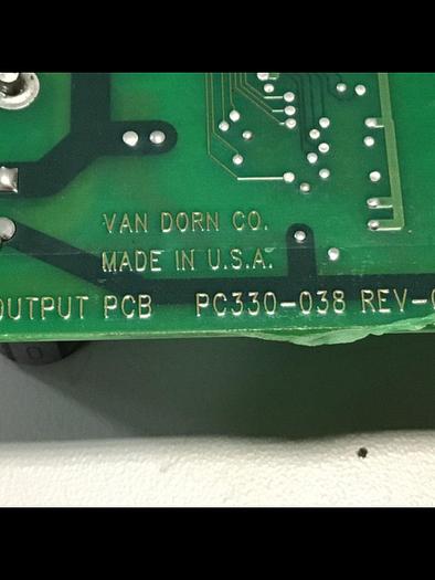 Used VAN DORN Pathfinder DC Output Board PC330-038 Used