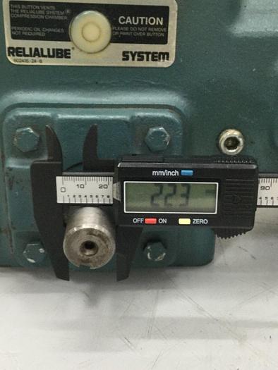 Used RELIANCE ELECTRIC Motor W/Gearbox P56H1338W-YS Used