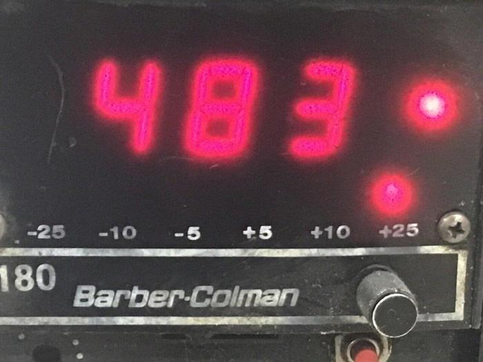 Used BARBER COLMAN Temperature Control 185A-00016-000-0-03 #129803