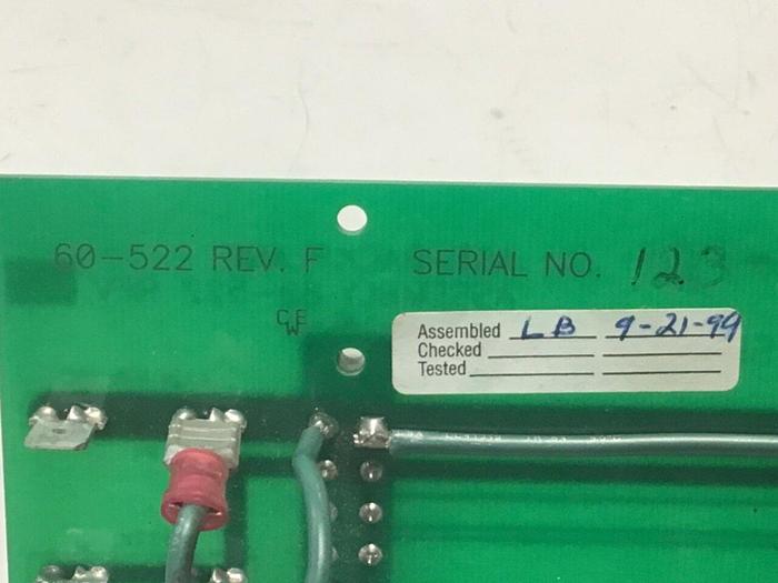 Used BAKER INSTRUMENT Circuit Board 80-522 #124792
