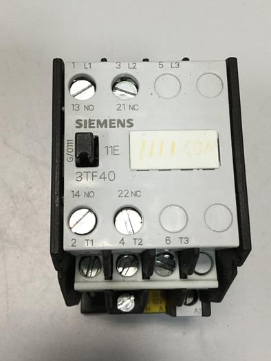 Used SIEMENS Contactor 3TF4011-0A #103476