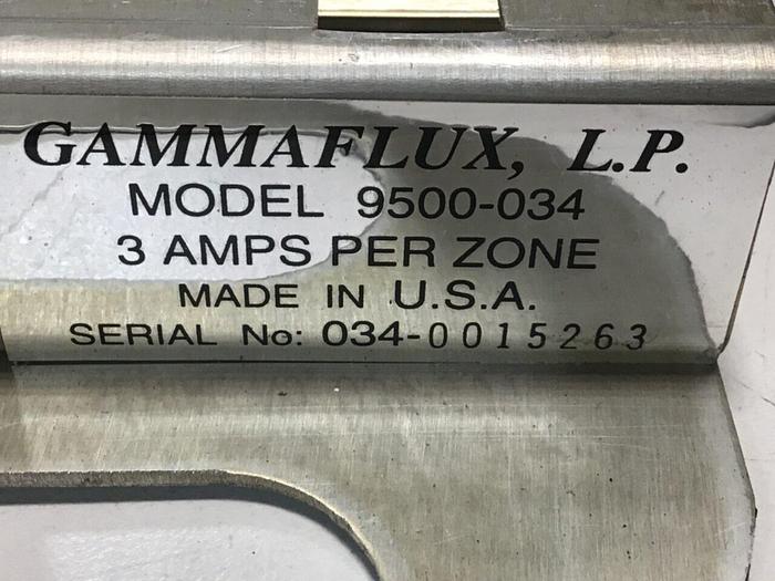 Used GAMMAFLUX 4 Zone 2 Card Control Module 9500-034 Used