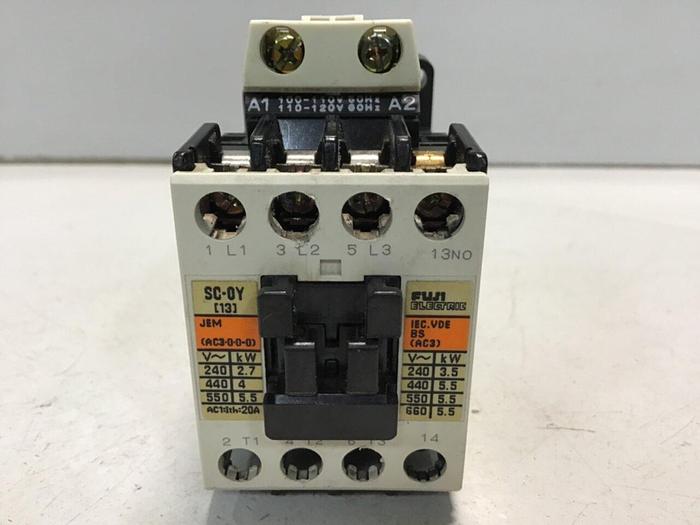 Used FUJI ELECTRIC Contactor SC-0Y 4NC0F0 #125418