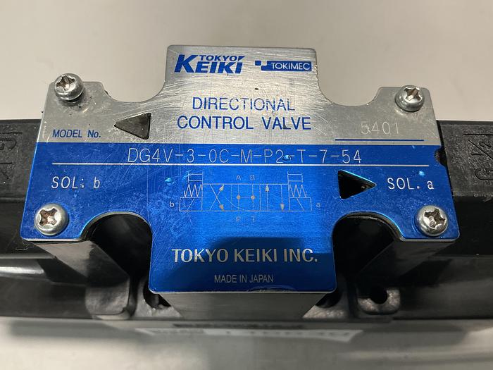 Used TOKYO KEIKI DG4V-3-0C-M-P2-T-7-54