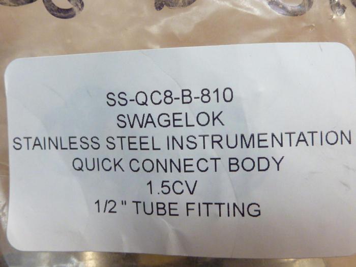 Used SWAGELOK Tube Fitting SS-Q38-B-810 #40611