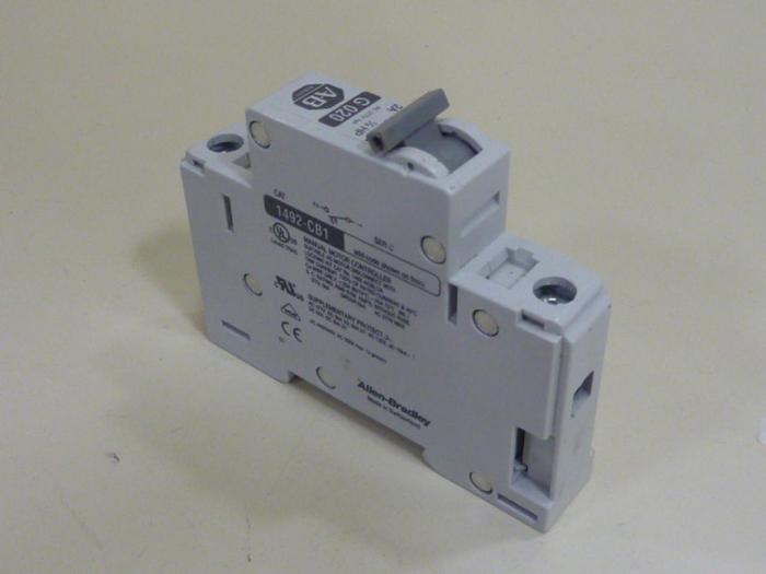 Used ALLEN BRADLEY 2 Amp Circuit Breaker 1492-CB1/G020 SER C #64490