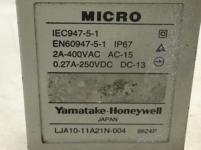 Used YAMATAKE Limit Switch LJA10-11A21N-004 #121472