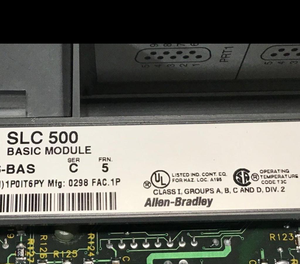 Used ALLEN BRADLEY Slot Card 1746-BAS SER C Used