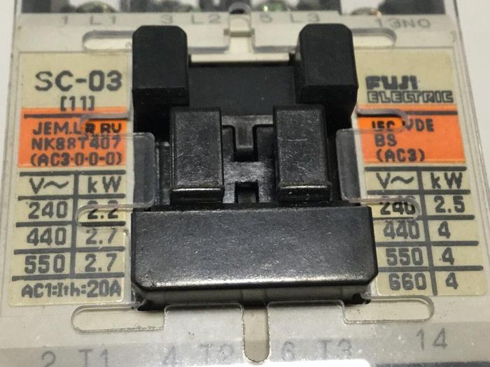 Used FUJI ELECTRIC Contactor SC-03 #108748