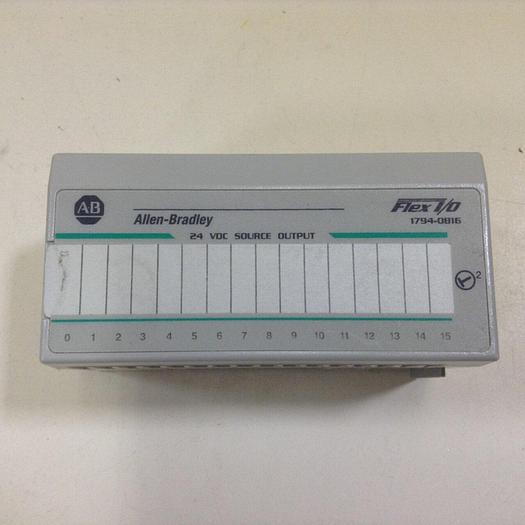 Used ALLEN BRADLEY I/O Module 1794-OB16 SER A #71869