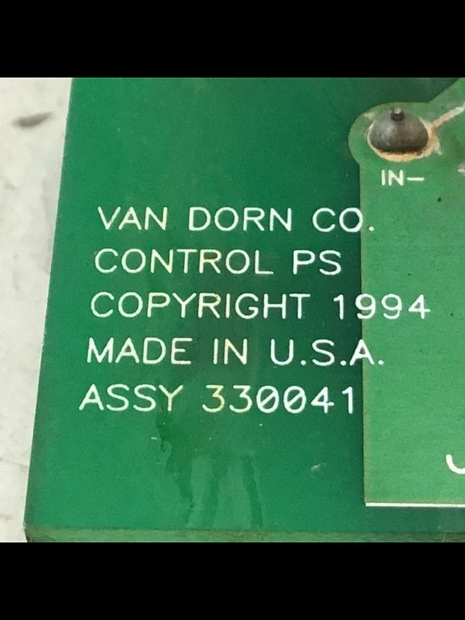 Used VAN DORN Circuit Board 330041 PC330-041 Used