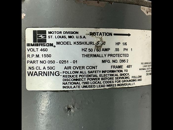 Used EMERSON K55HXJRL-3020