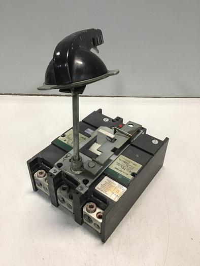 Used GENERAL ELECTRIC 350 Amp Breaker w/Switch TJJ436350WL / DISCONNECT #138659