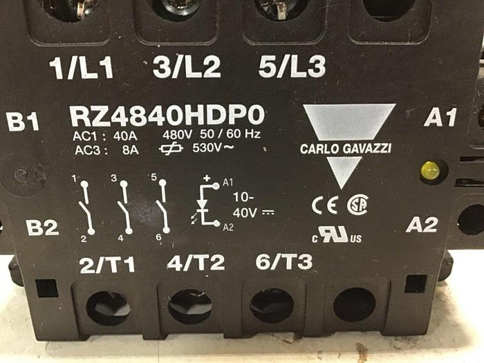 Used CARLO GAVAZZI Contactor RZ4840HDP0 #139608