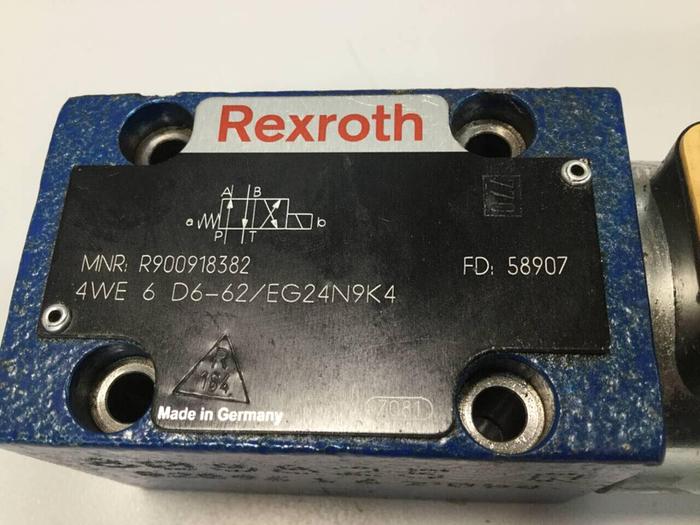 Used REXROTH Valve 4WE6D662EG24N9K4 #98330