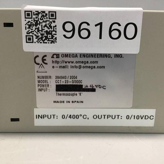 Used OMEGA Signal Conditioner CCT-23-0/300C #96161