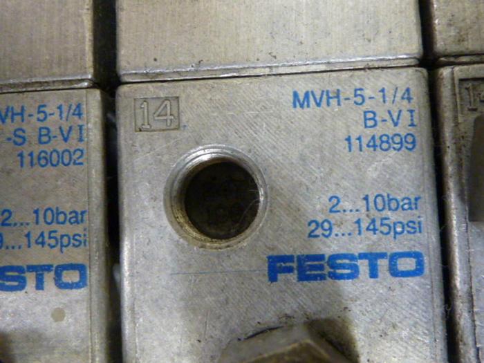 Used FESTO Control Block / Valve Terminal IFB8-02 #52875