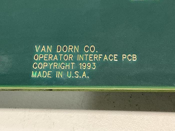 Used VAN DORN 330034 REV-C