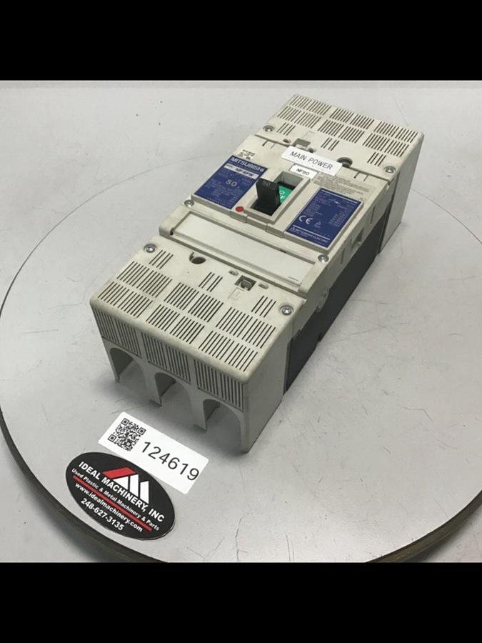 Used MITSUBISHI 50 Amp Breaker NF-SFW350 USED