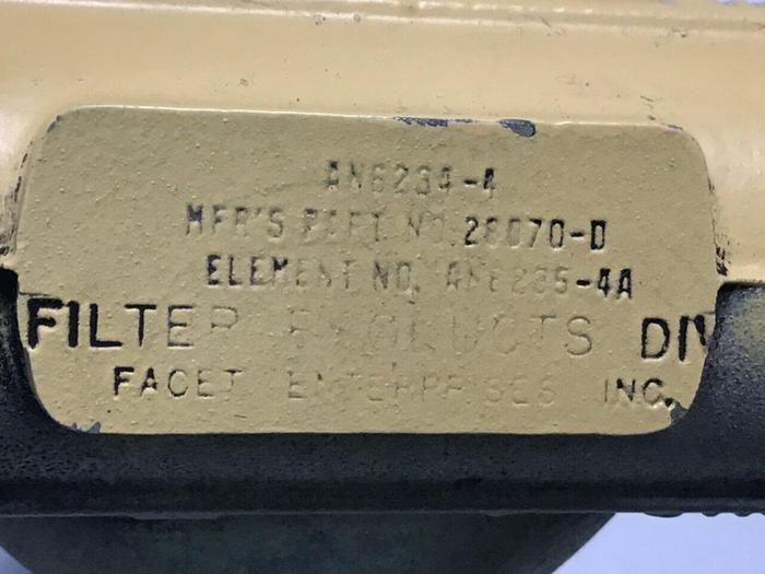 Used FACET PUROLATOR Hydraulic Filter AN6234-4 Used #119474