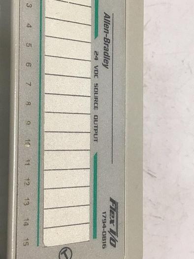 Used ALLEN BRADLEY I/O Module 1794-OB16 SER A #129364