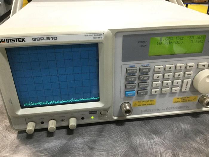 Used GW INSTEK Spectrum Analyzer GSP-810 Used