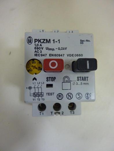 Used MOELLER Manual Motor Starter PKZM1-1 #63578