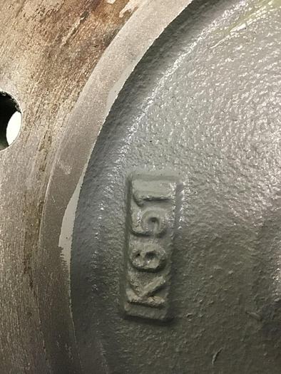 Used HITACHI 0.75 kW Induction Motor VTFO-K 6P #125309