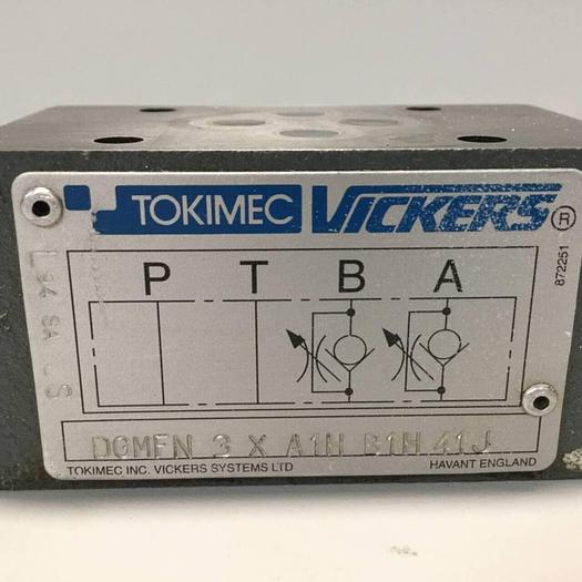 Used TOKIMEC Flow Control Valve DGMFN-3-X-A1H-B1H-41J Used