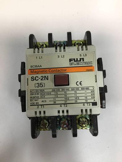 Used FUJI ELECTRIC Magnetic Contactor SC-2N SC35AA #97924