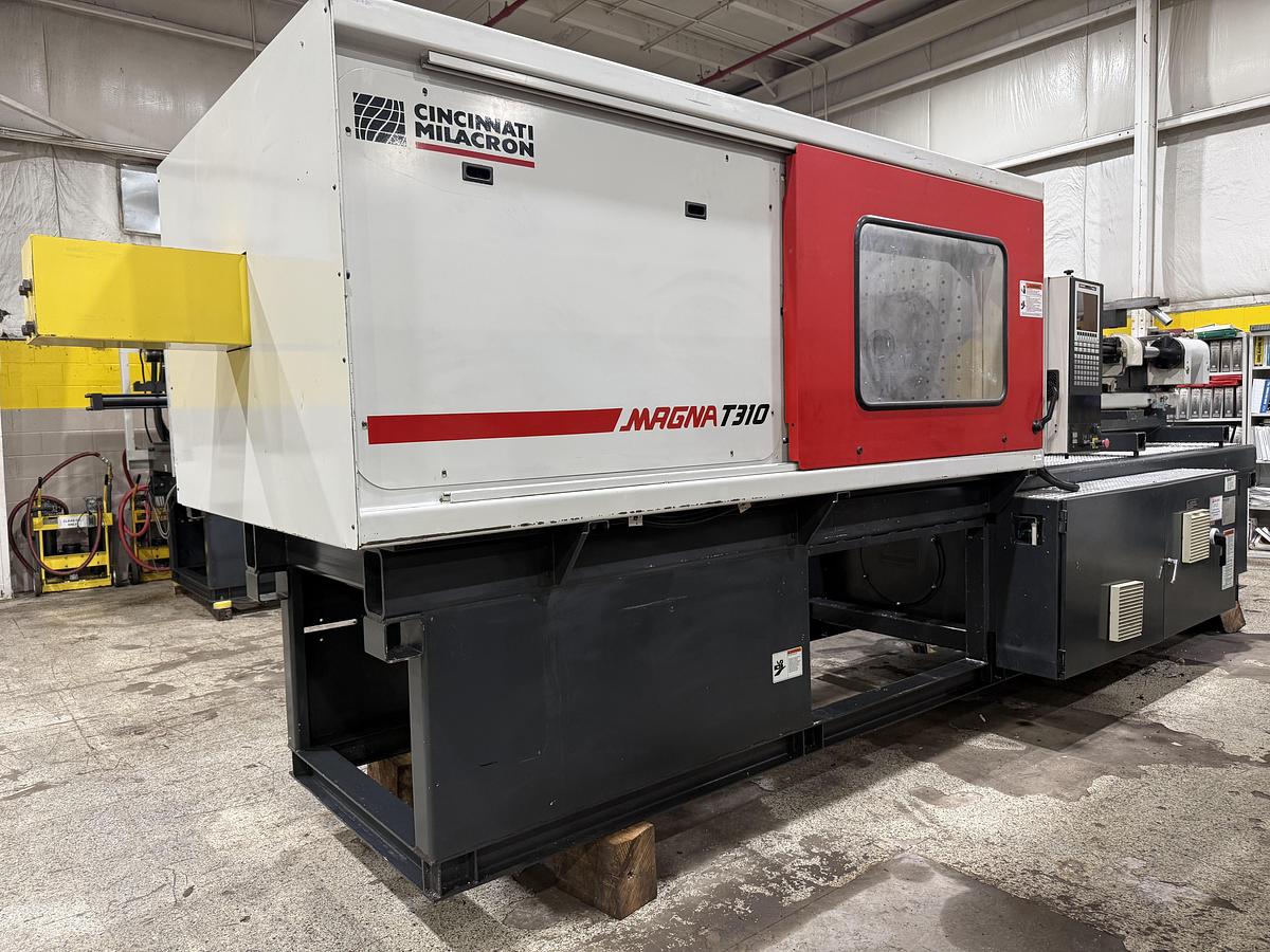Used 2000 CINCINNATI MILACRON 310 Ton Injection Molding Machine MT310-22 USED #151844