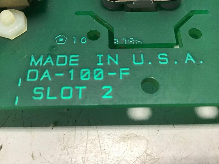 Used GAMMAFLUX Circuit Board DA-100-F #120675