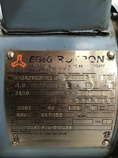 Used EG&G ROTRON Blower DR404AL72M #134278