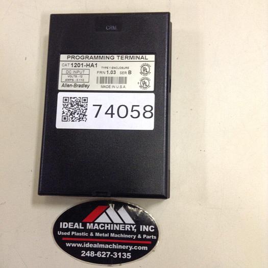 Used ALLEN BRADLEY Programming Terminal 1201-HA1 SER B #74058