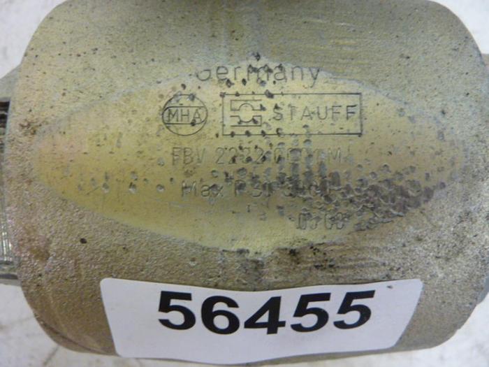 Used STAUFF 2 Way Valve FBV 2232 0001 M #56455