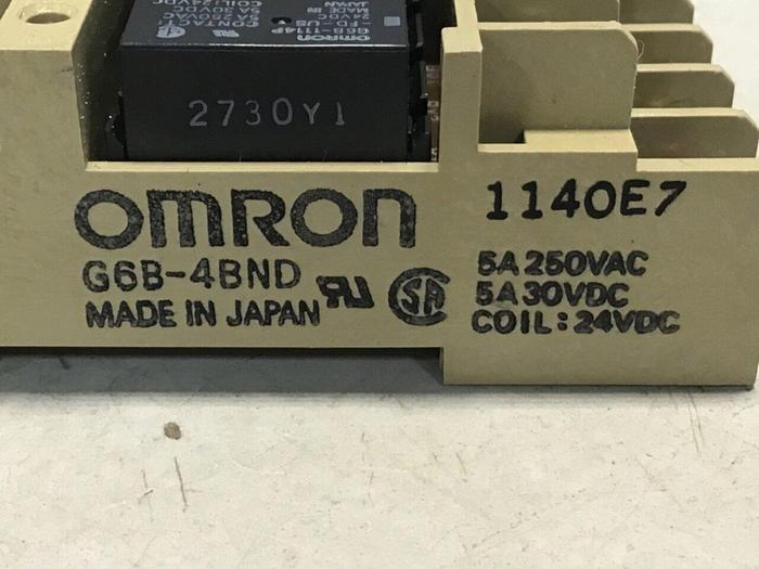 Used OMRON Relay Terminal Block G6B-4BND #103993
