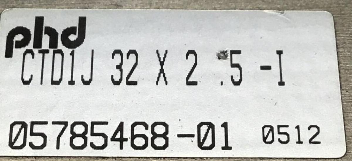 Used PHD INC Cylinder CTD1J 32X2.5-I USED