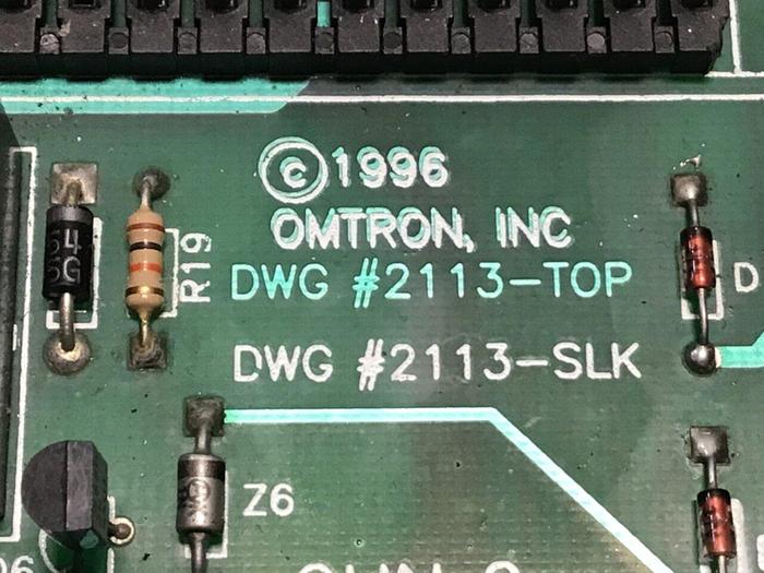 Used OMTRON Mother Board 241-025 #131886